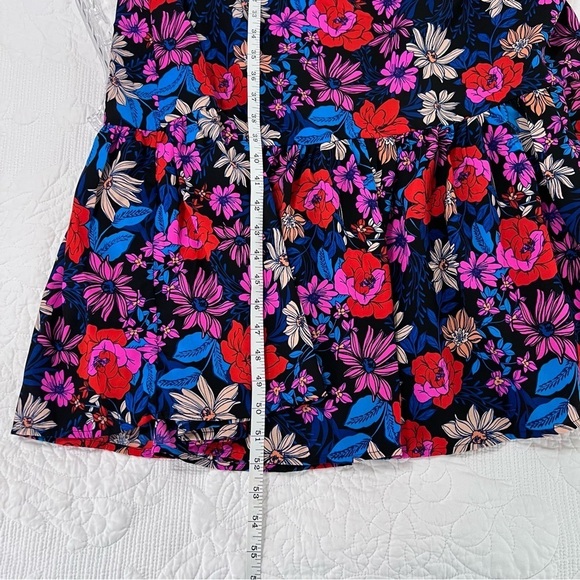 Sugar Lips Dress Women XS maxi Floral Flora Maura Sweetheart Boho Vibrant B24 - Picture 7 of 11